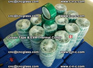 Green Tape for EVAFORCE SUPER PLUS, EVALAM MASSIVE safety glazing (101)